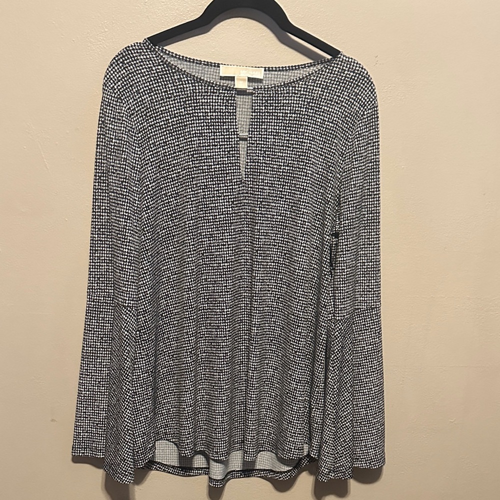 Michael Kors Black and White Blouse